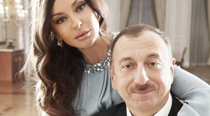 Azerbaijani President Ilham Aliyev and his wife Mehriban. foto: icij.org
