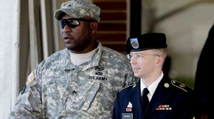 Bradley Manning în timpul procesului său. Foto: original.antiwar.com