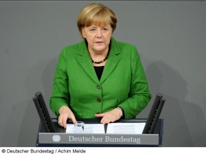 Angela Merkel Foto: Achim Melde/Deutscher Bundestag
